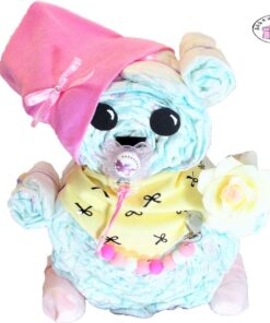 Lányos maci pelenkatorta 3