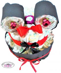 fekete piros minnie pelenkatorta 2