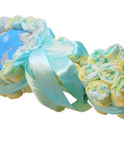 fiús csörgő pelenkatorta 2