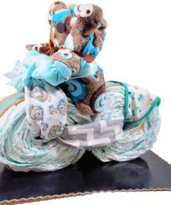 kisfiús motoros pelenkatorta 2