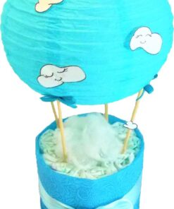 léggömb mini pelenkatorta kék 2